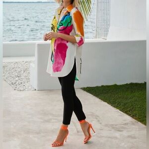 NWT Frank Lyman Abstract Blouse - Size L